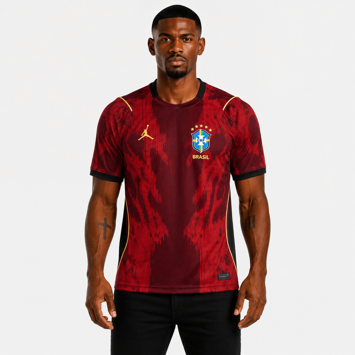 Camisa Seleção Brasileira Vermelha 26/27 - Torcedor Masculina - 