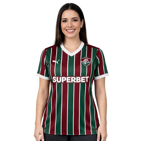 Camisa Fluminense Home 2026/27 - Torcedor Feminino - 