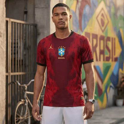 Camisa Seleção Brasileira Vermelha 26/27 - Torcedor Masculina - 